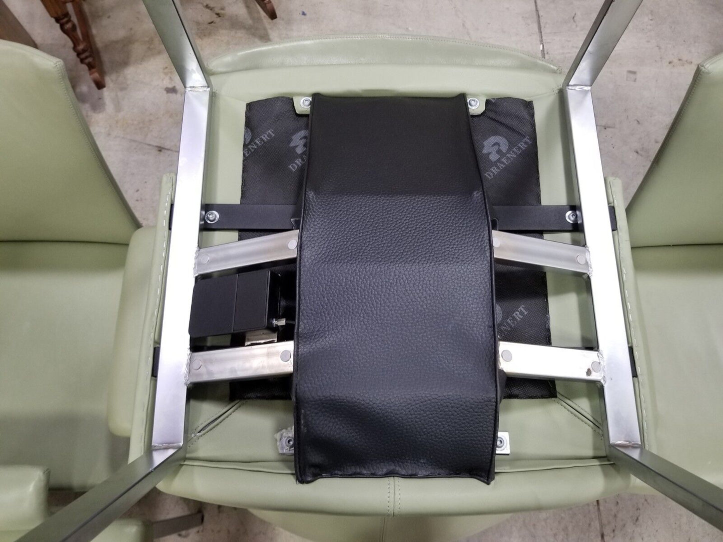 (1) ONLY MCM DRAENERT Linus Danish Genuine Leather Reclining Dining Armchairs