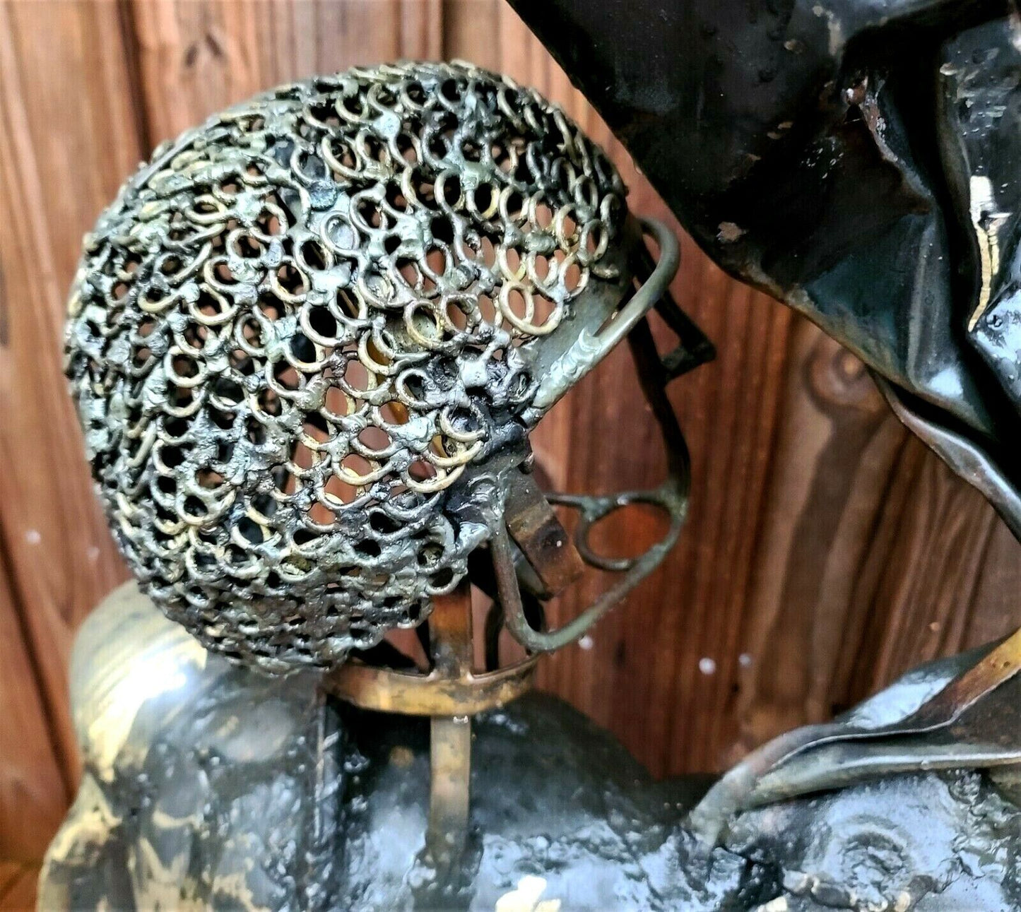 Monumental 56" Abstract Brutalist Metal Sculpture of "Icarus" by Dewey Smith