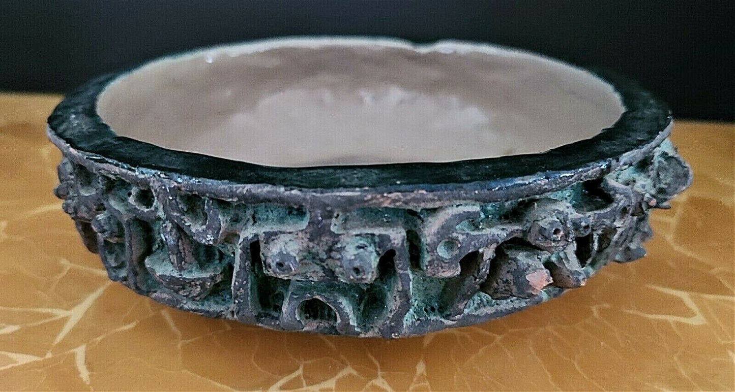 1958 Signed Collectible Hollywood Celebrity FRANK FAY Tahitian Art Pottery Bowl