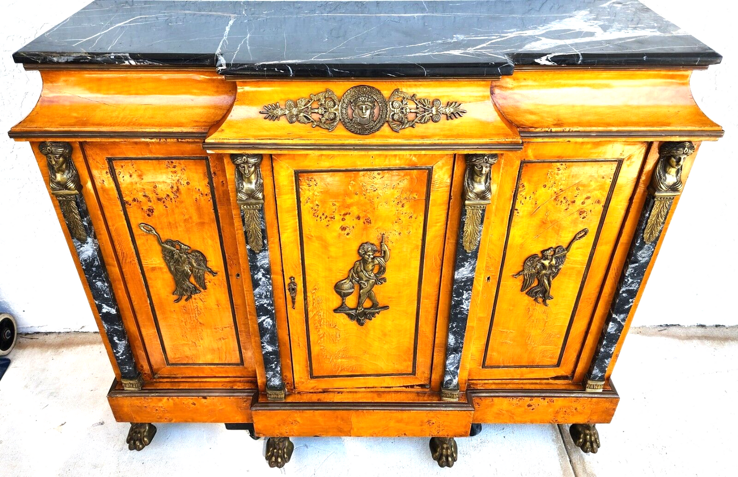 French Louis XV Bar Cabinet Buffet