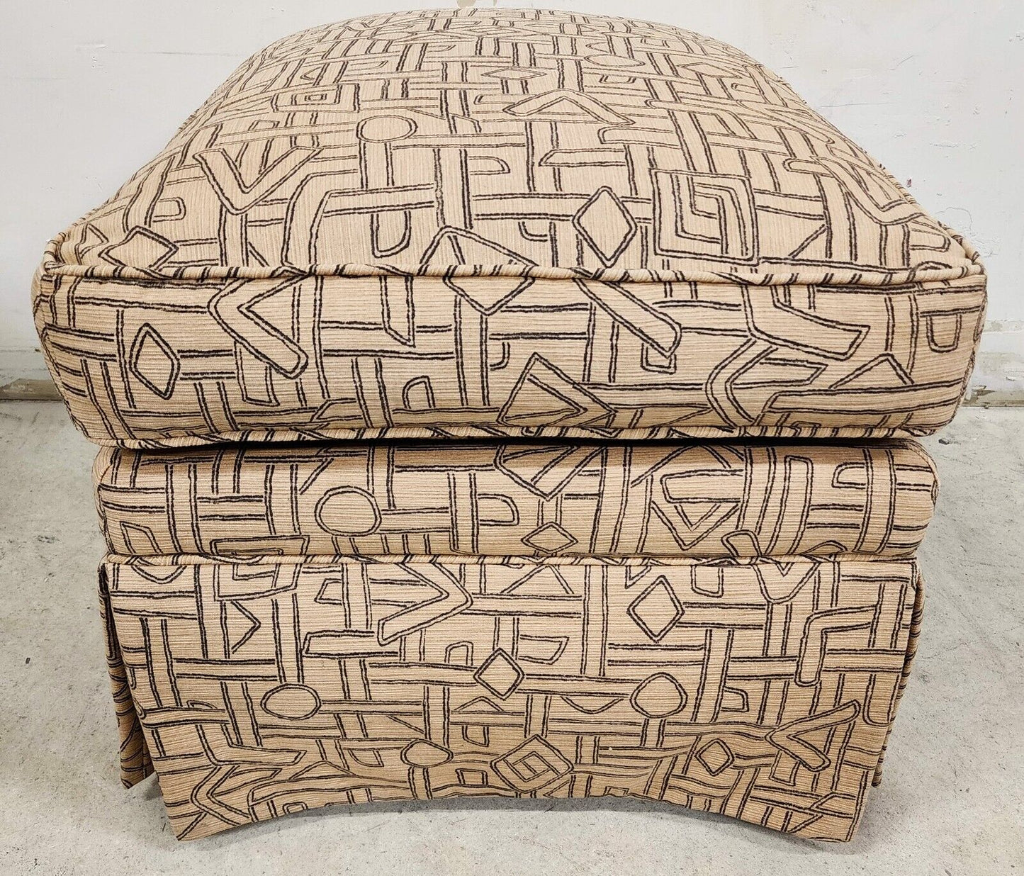 Raleigh Ottoman Geometric by CHARLES STEWART