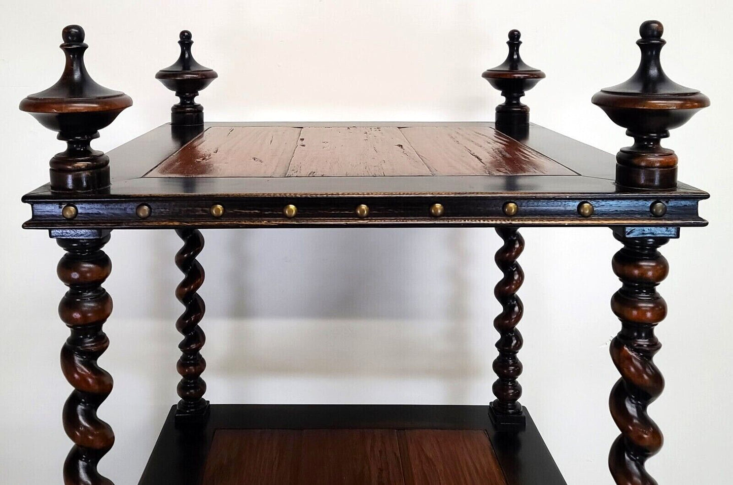 English Style Barley Twist Etagere Display Shelves by JOHN RICHARD