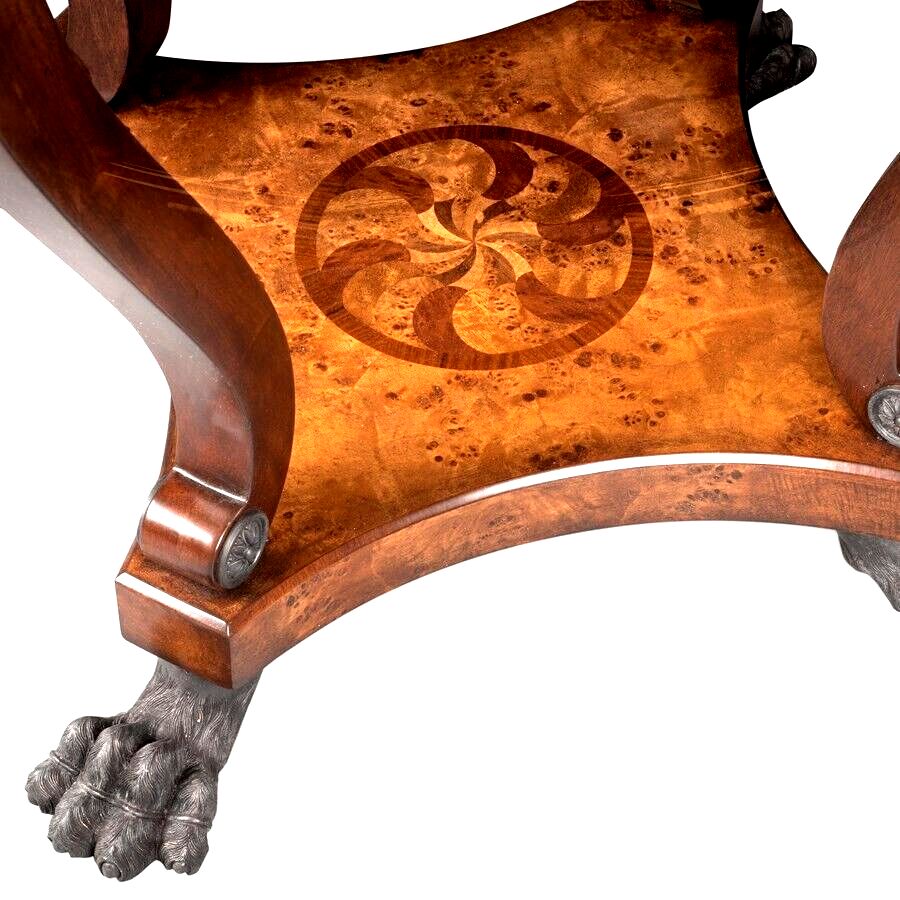 Center Table Swirling Teardrops Essential Collection by Theodore Alexander