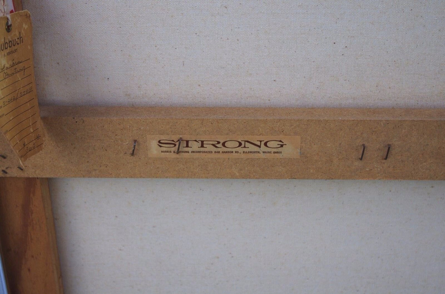 MCM Oil Painting Signed By Harris G Strong