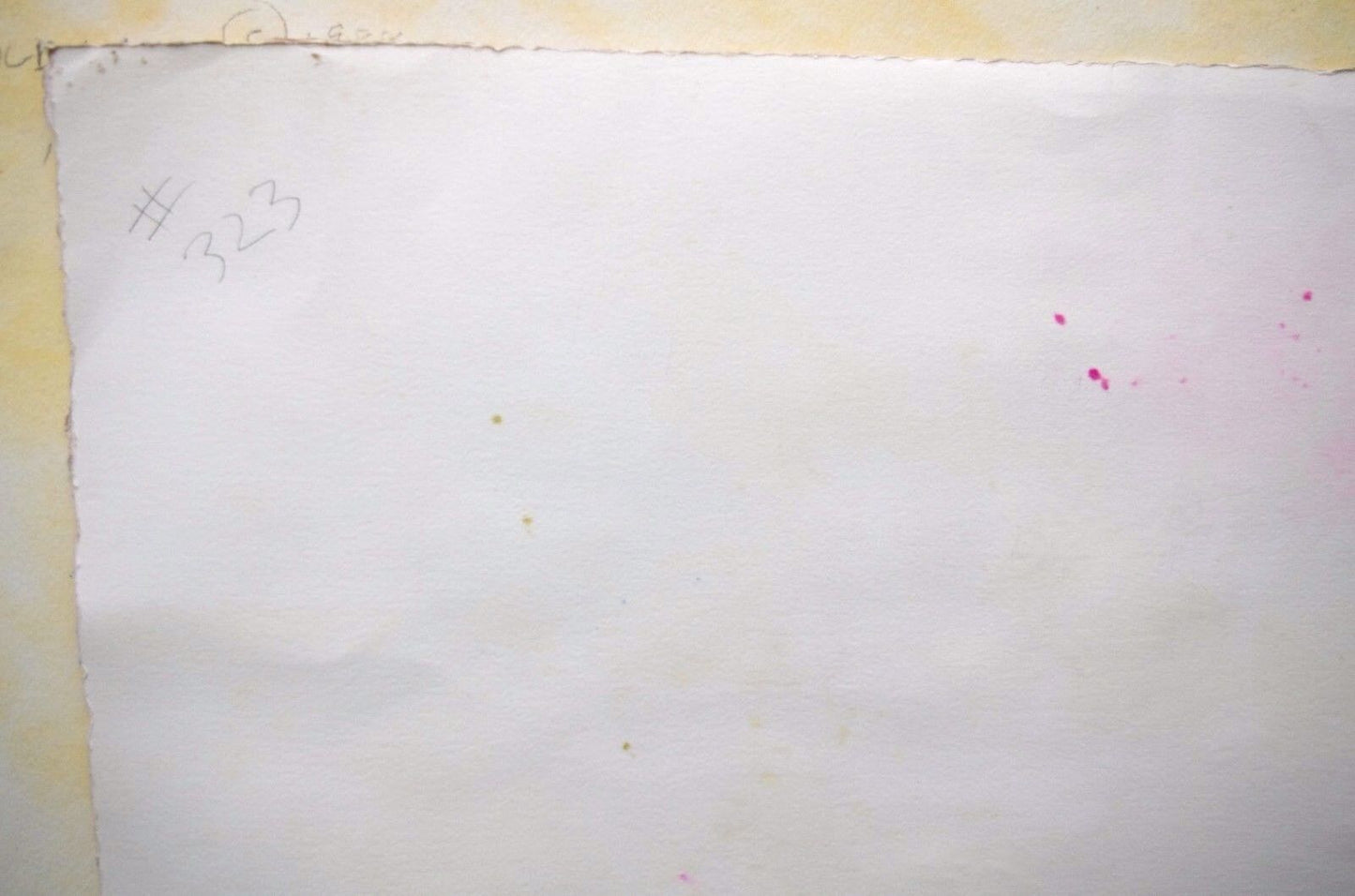 1988 Edward Goldman (1916-2006) Acrylic Gold Leaf Ink Painting Signed