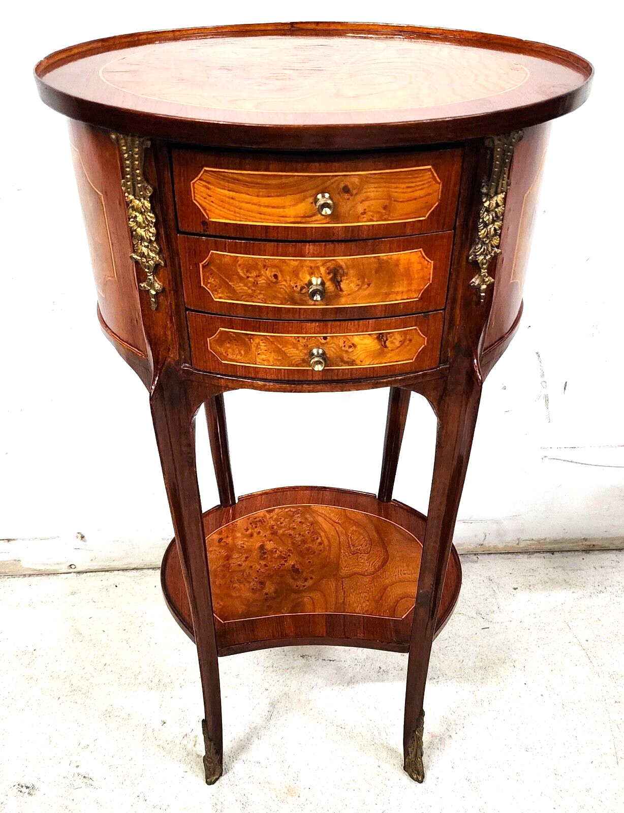 French Side Table Louis XV Ormolu Mounts