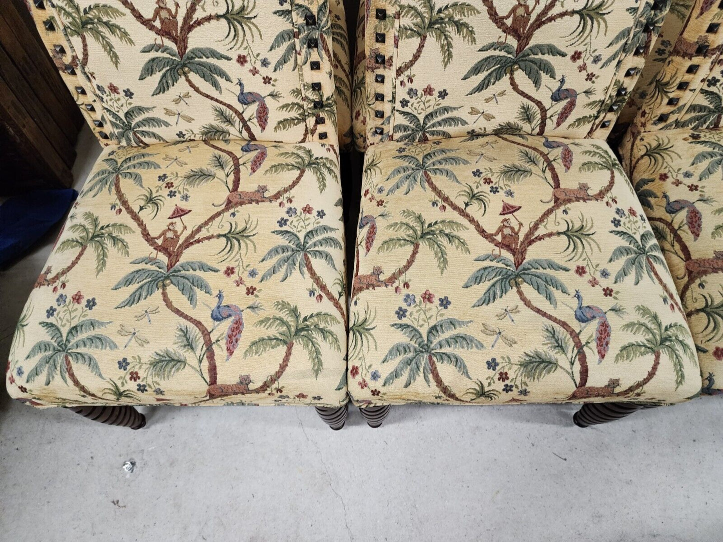 Tropical Jungle Dining Chairs Set of 8