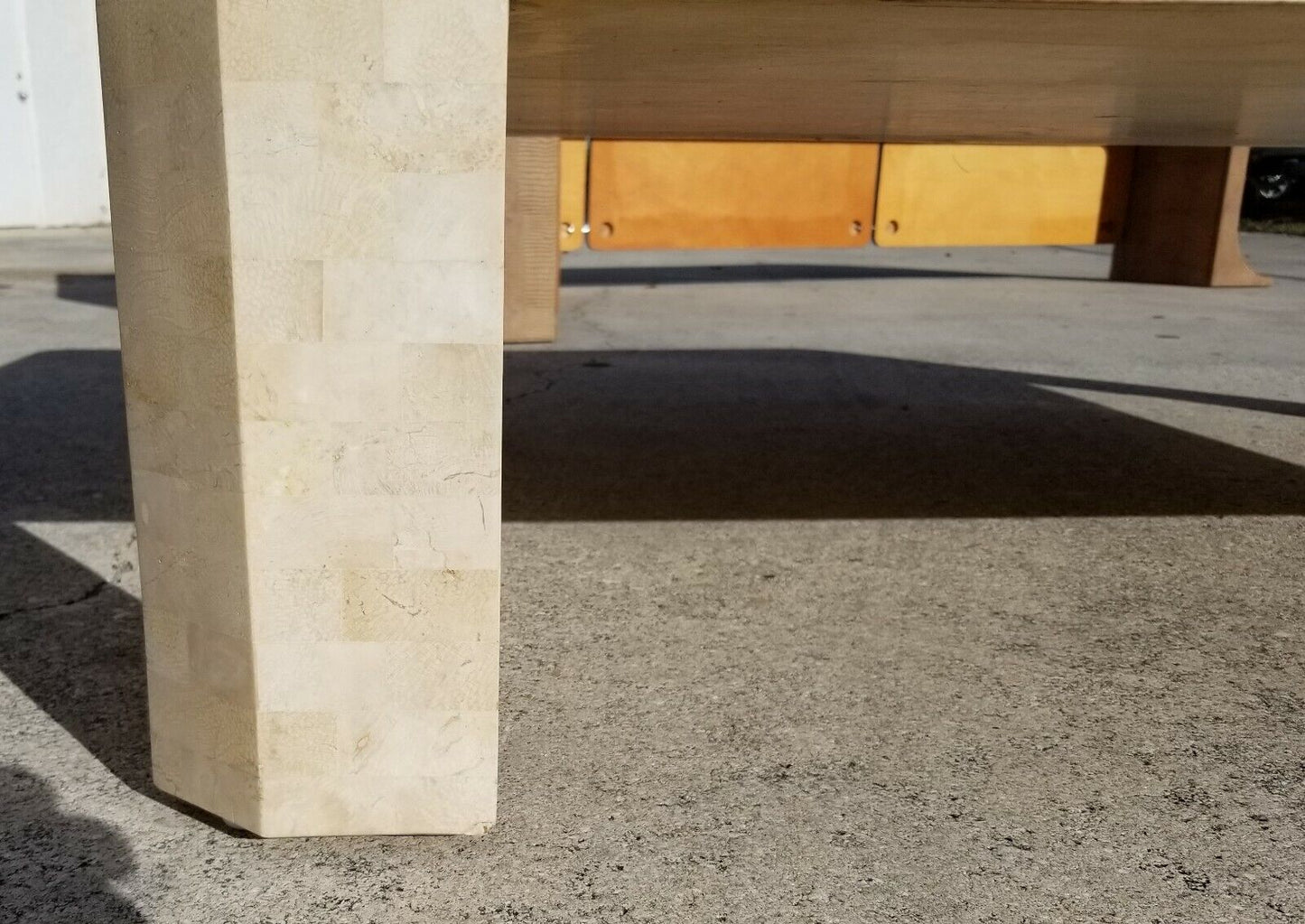 MCM MAITLAND SMITH SPRINGER Era Tessellated Stone Coffee Cocktail Table