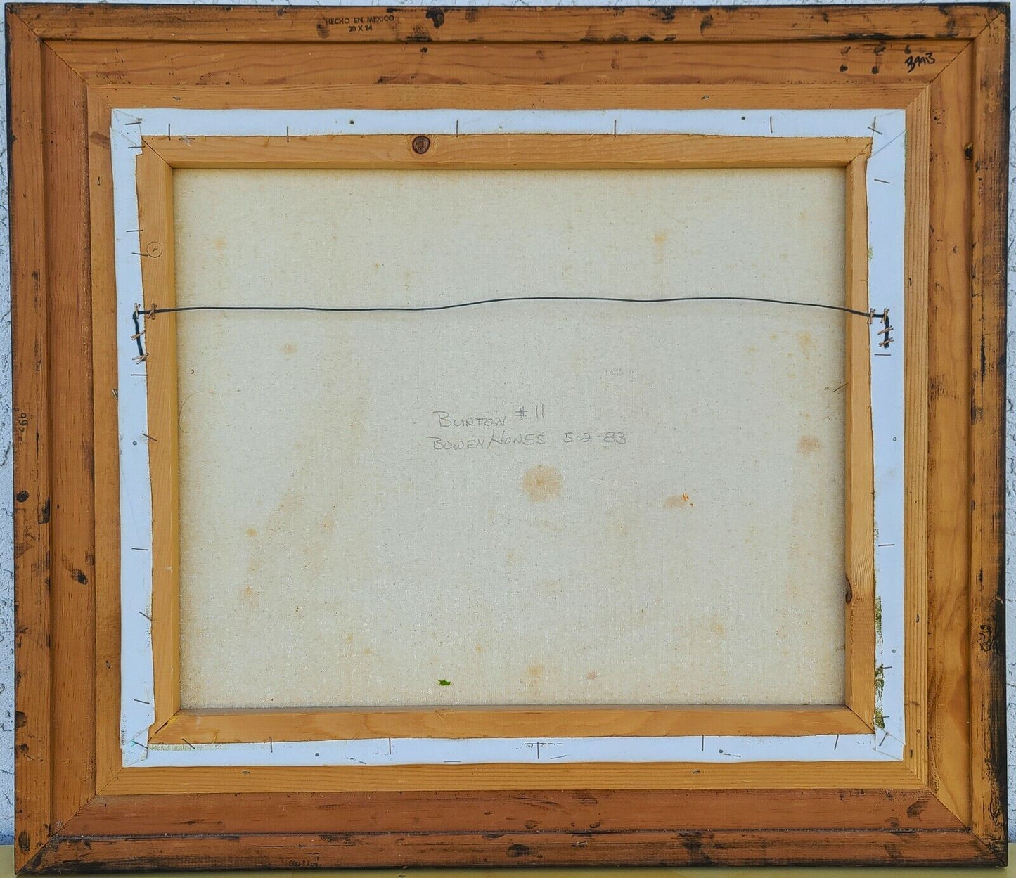 1987 Signed IRENE CAFIERI Landscape Oil Painting " Bowen Hones "