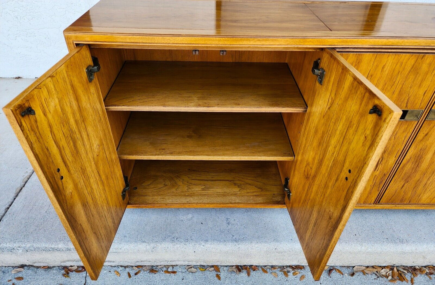 Vintage Dry Bar Buffet Sideboard Campaign Style PREFACE By DREXEL