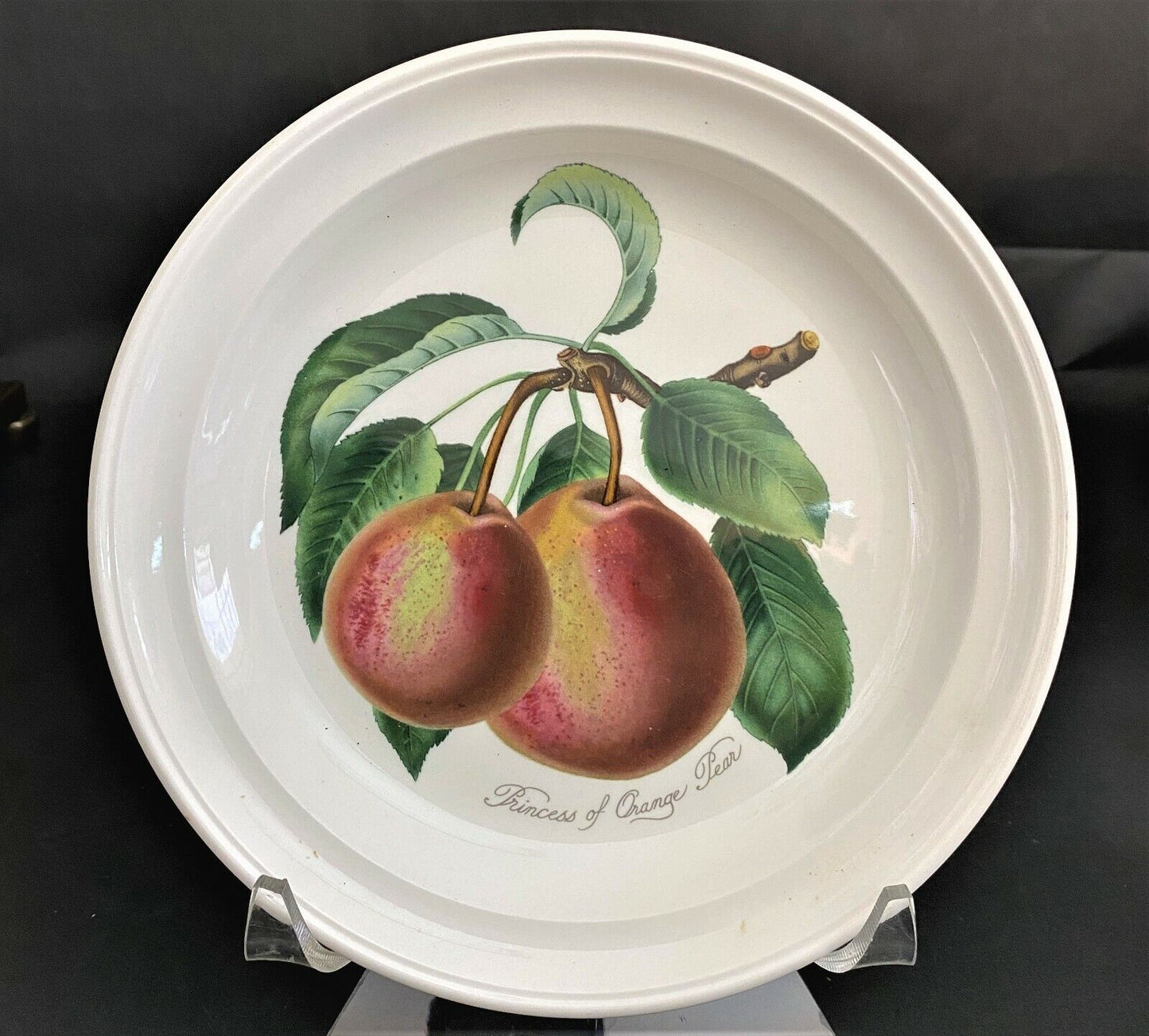 (1) PORTMEIRION Pomona Orange Pear 10 3/8" Dinner Plate RARE