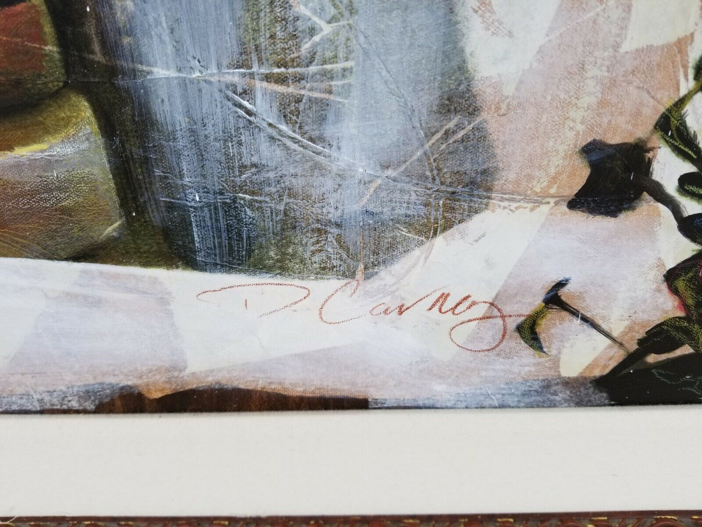 Signed DENNIS CARNEY " Hidden Grace " Oil Painting on Canvas