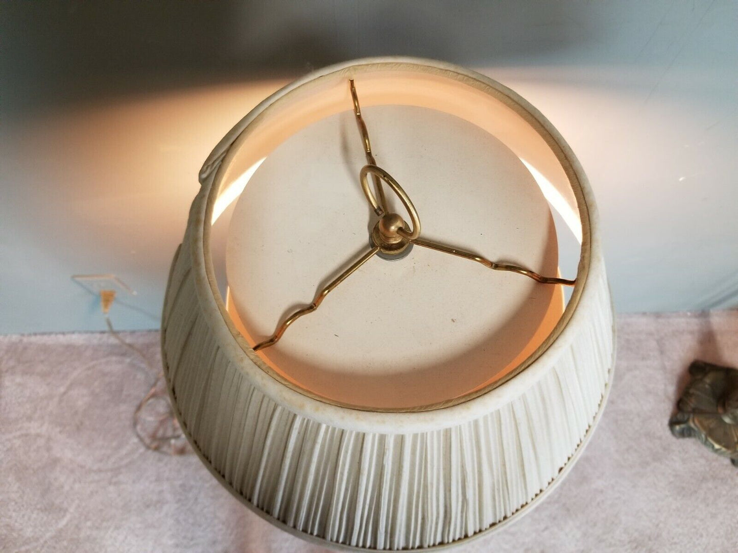 MCM Adjustable Height Brass Floor Lamp Danish Modern 63" - 43"