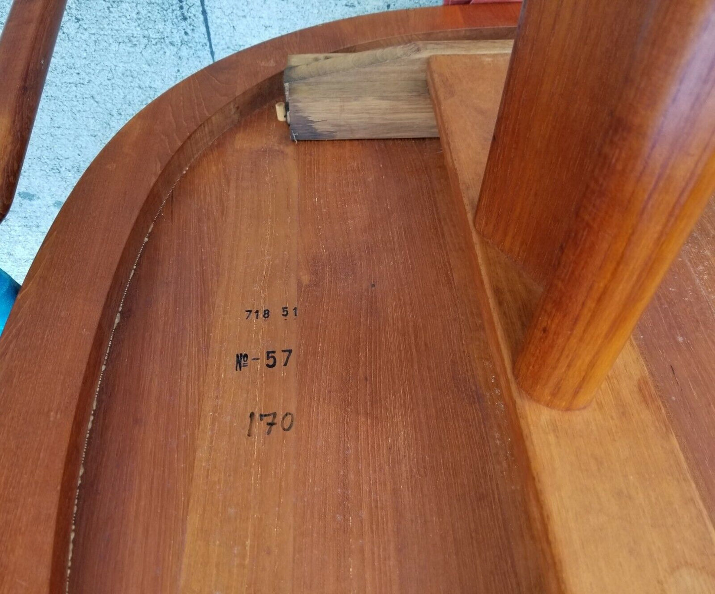 MCM Vintage Dining Table ONLY Solid Teak  Denmark 1960's by SKOVBY MØBELFABRIK