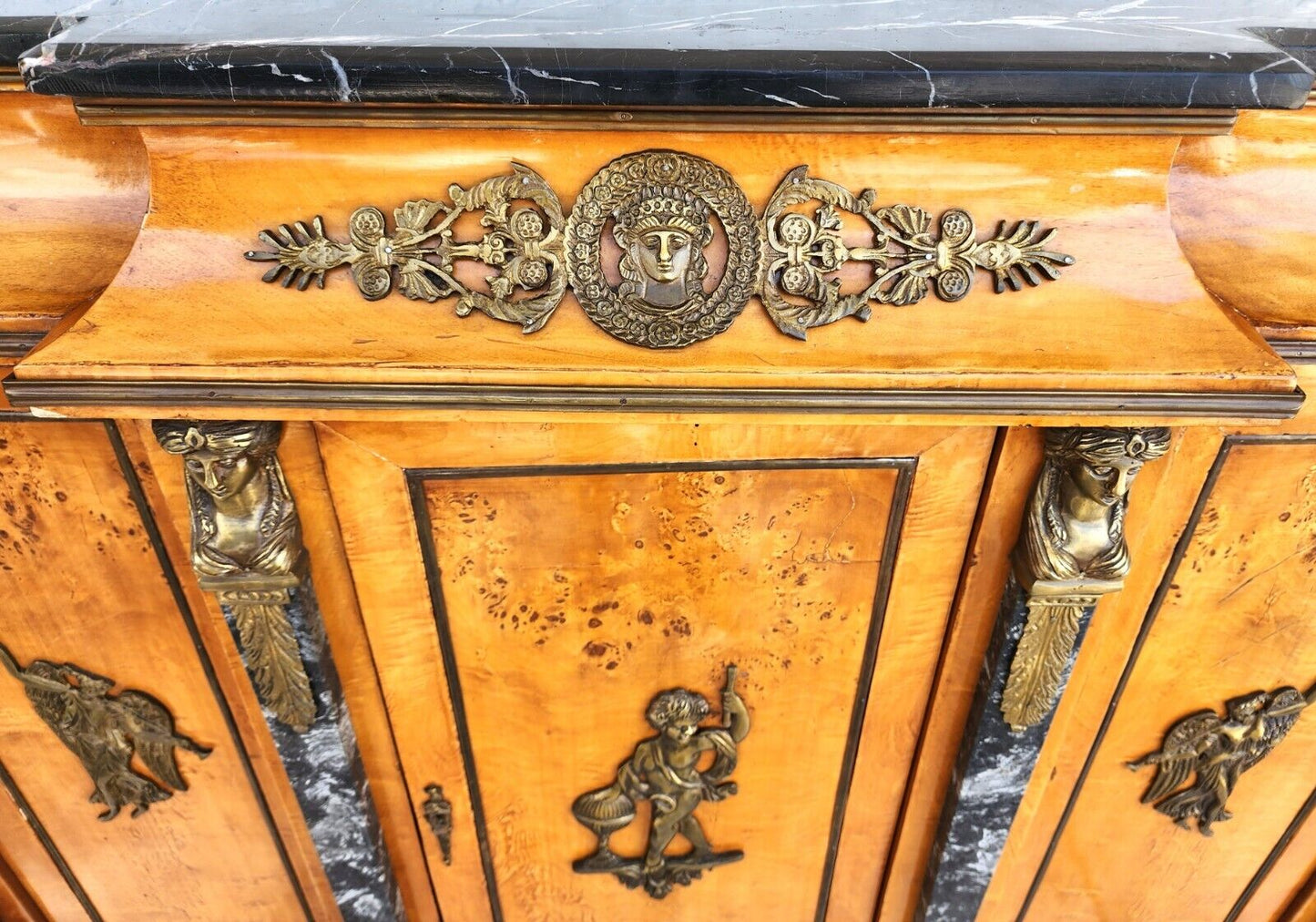 French Louis XV Bar Cabinet Buffet