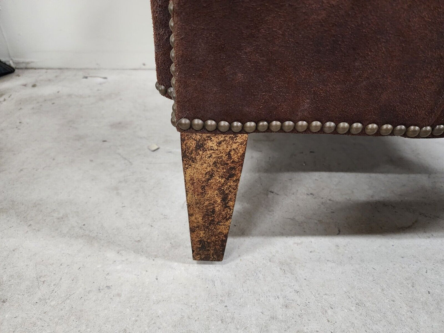 Leather Wingback Lounge Chair by PAUL ROBERT