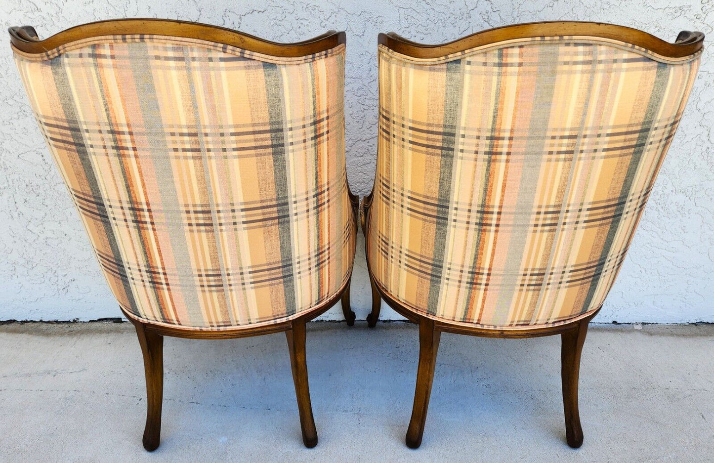Country French Chairs Accent Antique 1940s Set of 2