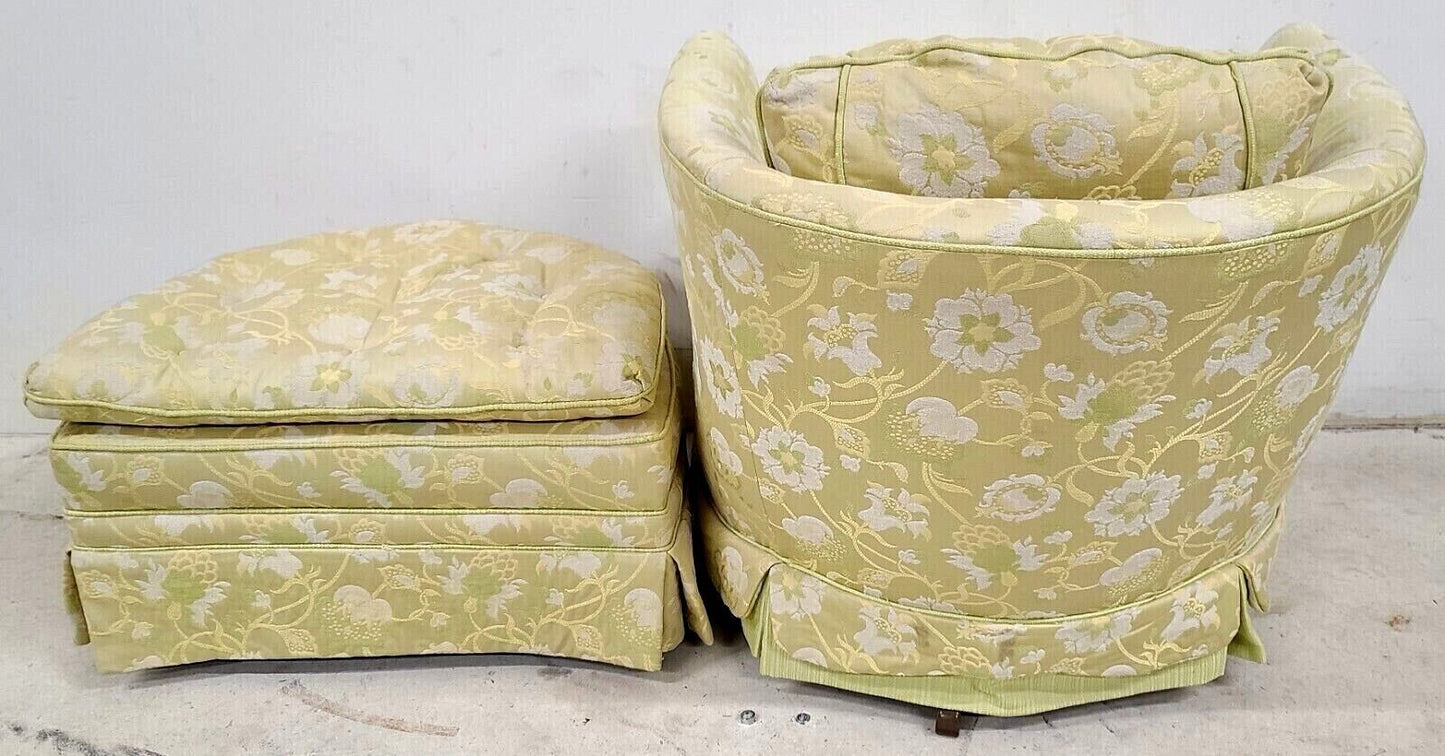 Swivel Rocker Lounge Chair & Ottoman by HICKORY HOUSE