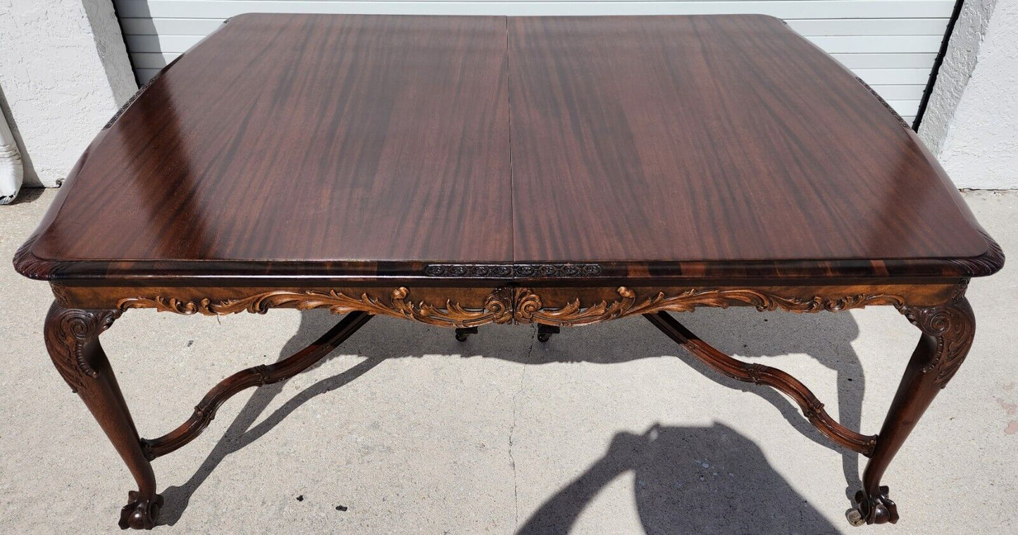 Antique Dining Table Walnut by ROYAL FURNITURE Co as Featured in FORBES MAGAZINE