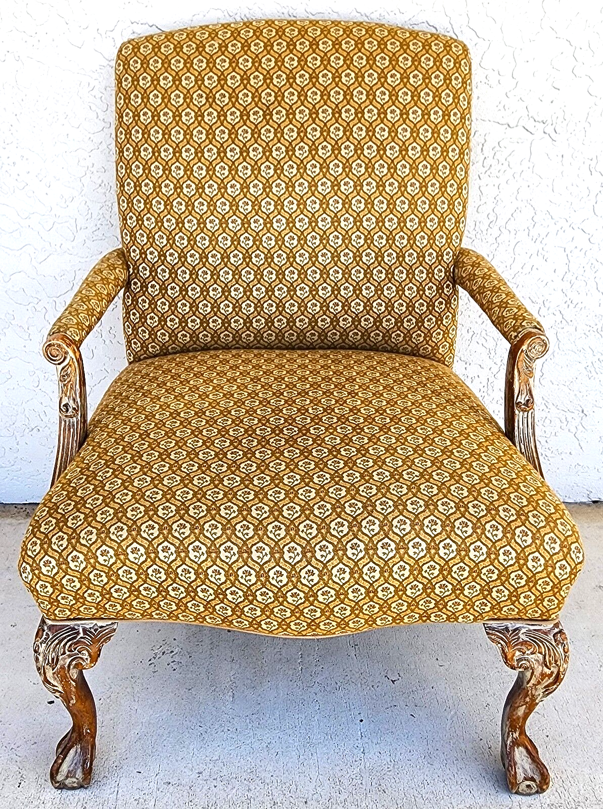 French Provincial Armchair Lounge Chair