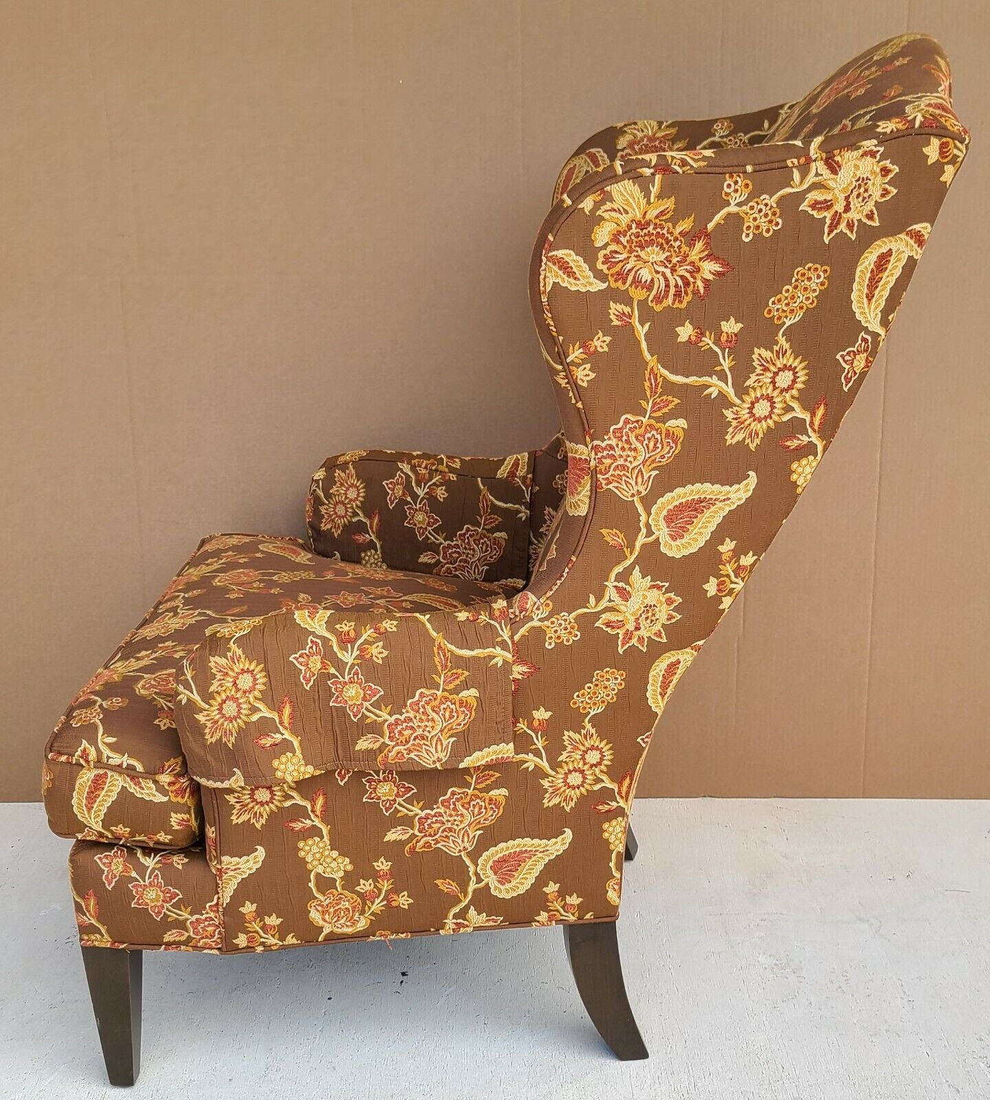 ETHAN ALLEN Chippendale Wingback Armchair