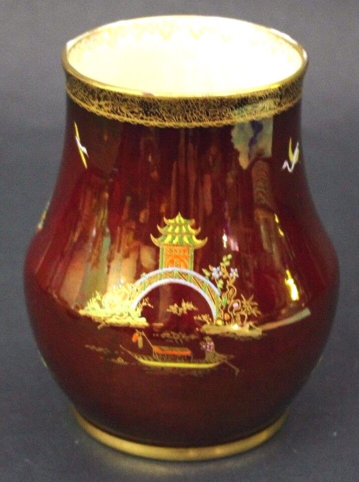 CARLTON WARE VASE ROUGE ROYALE MIKADO JAPANESE