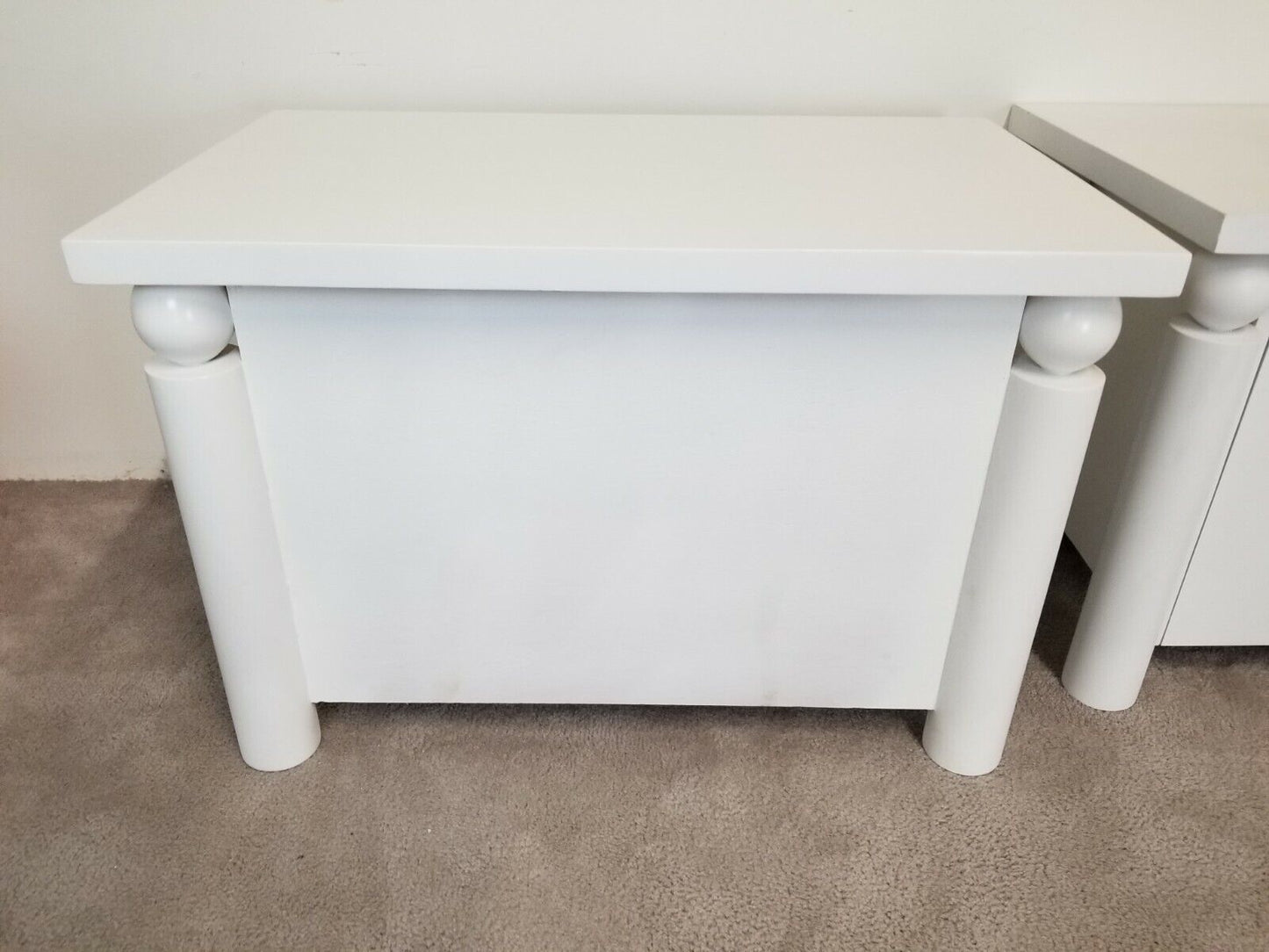 PLATT COLLECTIONS Modern Beach Coastal Nightstand Side Table