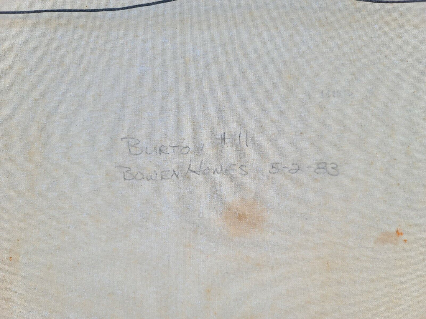 1987 Signed IRENE CAFIERI Landscape Oil Painting " Bowen Hones "