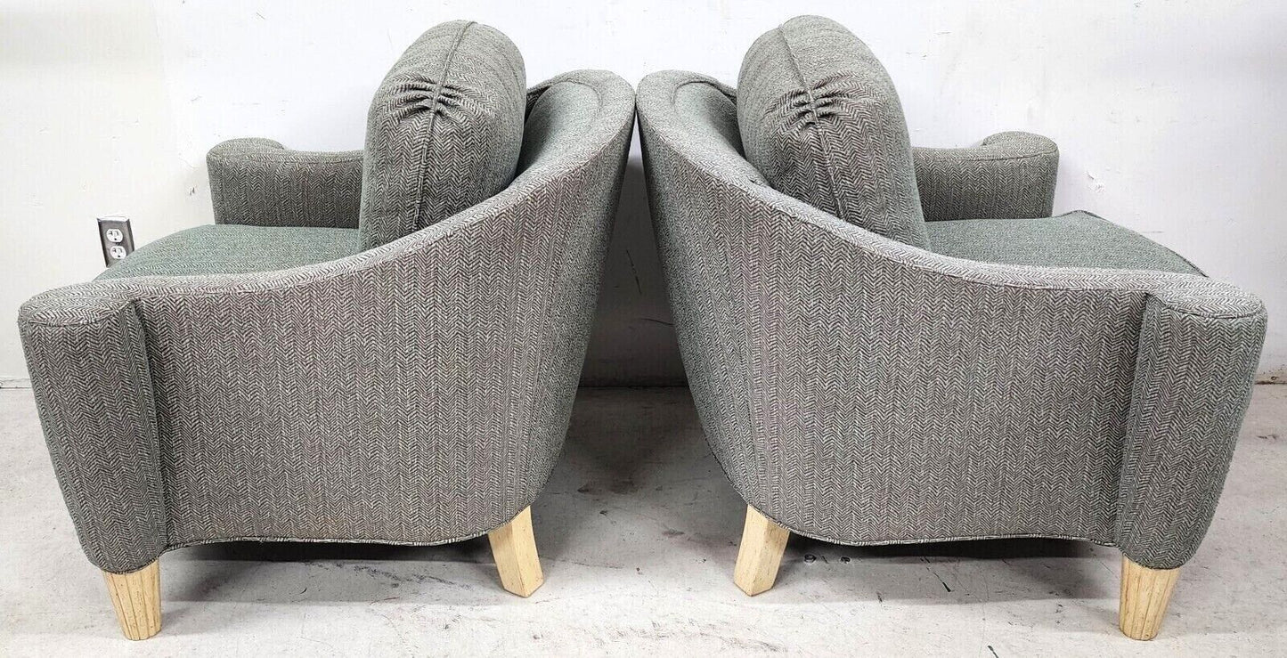 Pair of Modern Contemporary Club Chairs by PEARSON