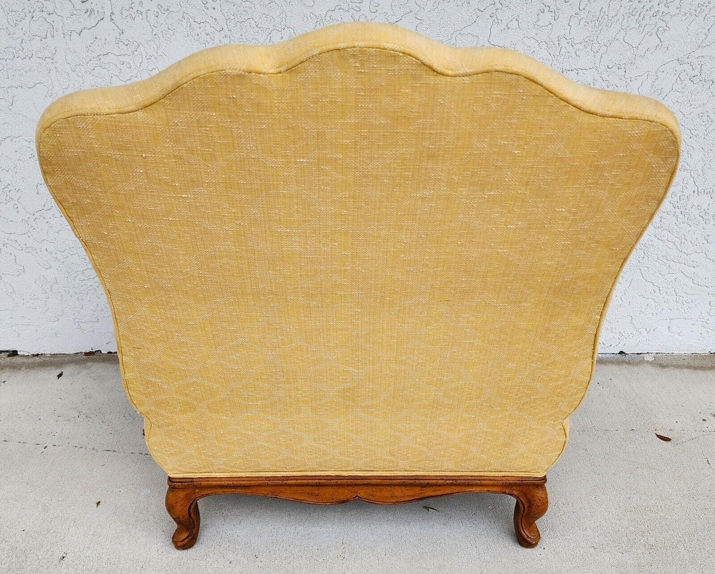 French Provincial Louis XV Oversized Fauteuil Armchair by Baker Furniture