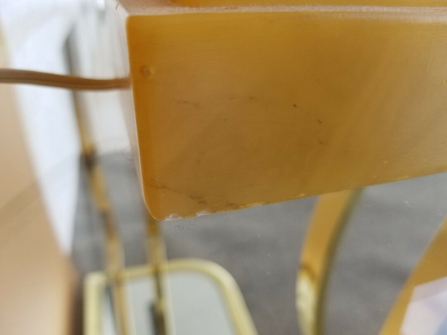 Vintage Large SAFRAN GLUCKSMAN Sculpted Alabaster Marble Table Lamp