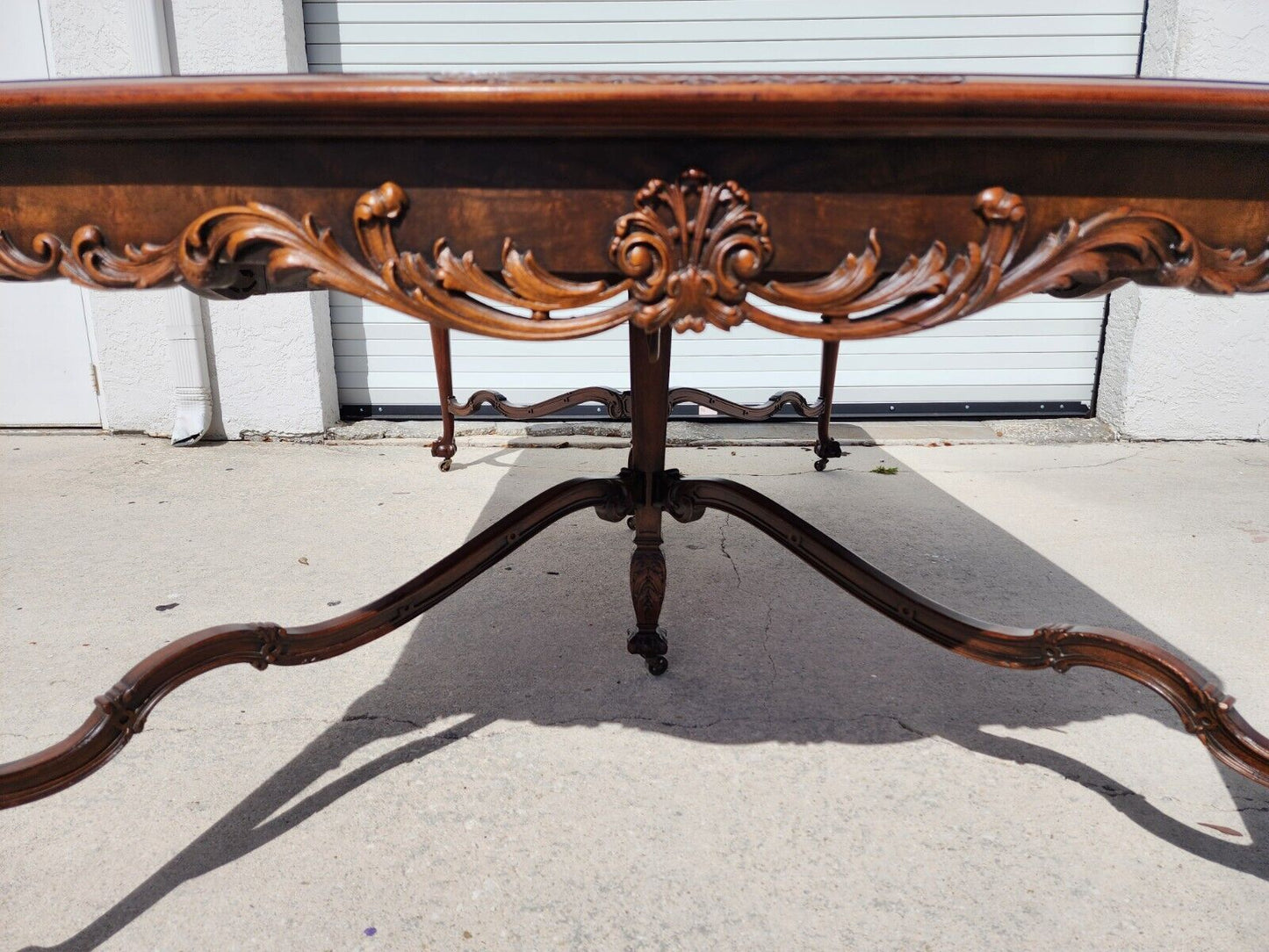 Antique Dining Table Walnut by ROYAL FURNITURE Co as Featured in FORBES MAGAZINE