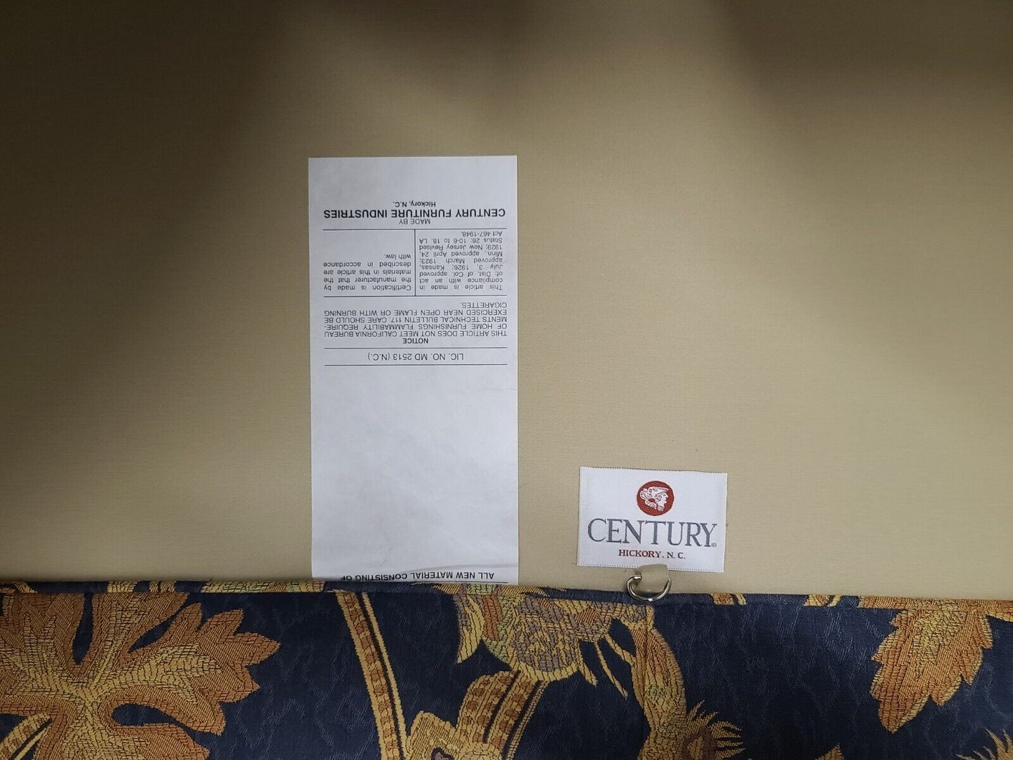 English Style Roll Arm Sofa by CENTURY FURNITURE