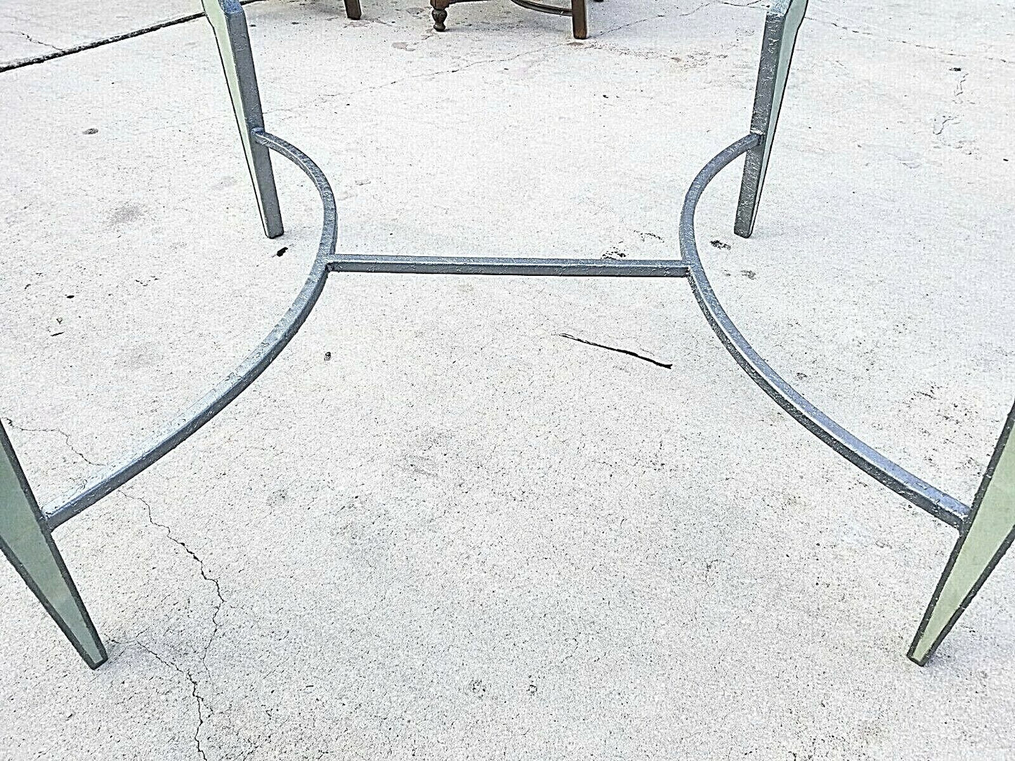 1980's Merle James Edelman for CASA BIQUE Tessellated Marble Dining Gaming Table