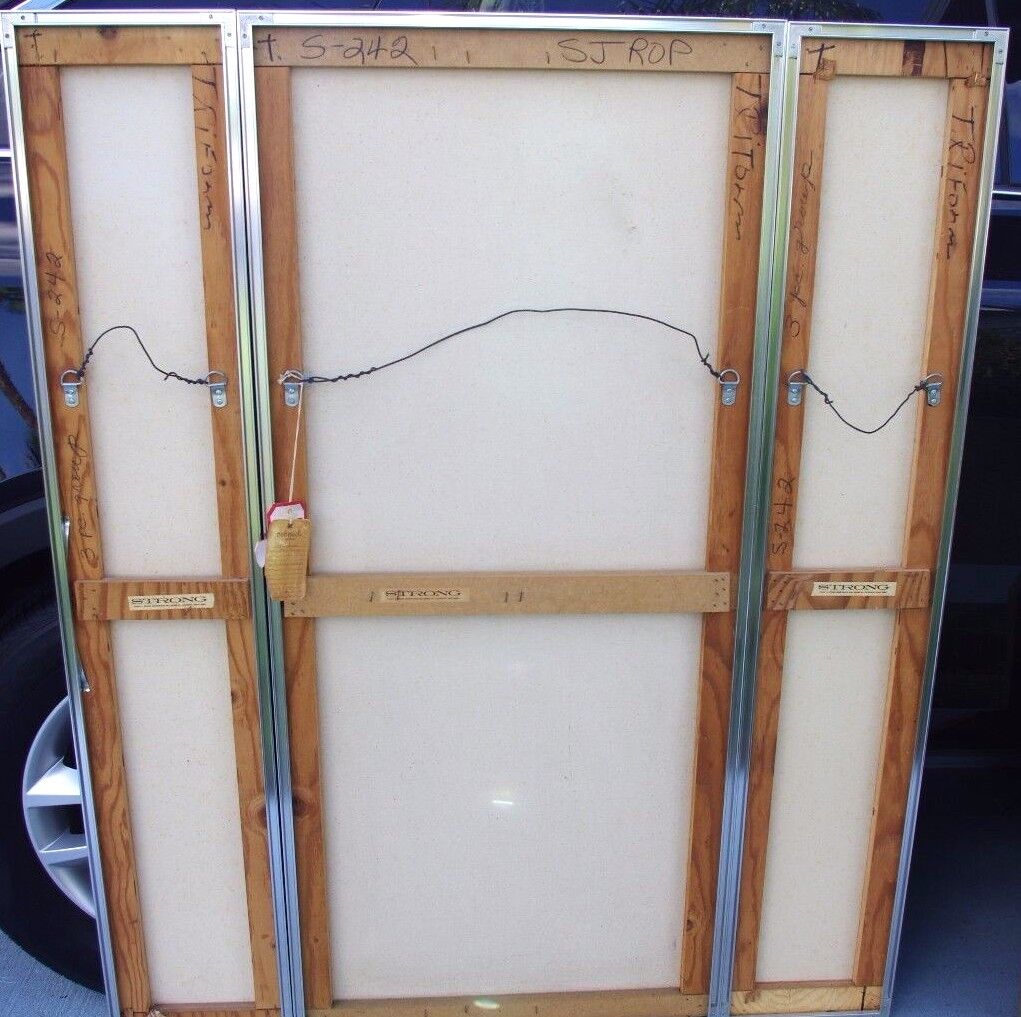 MCM Oil Painting Signed By Harris G Strong