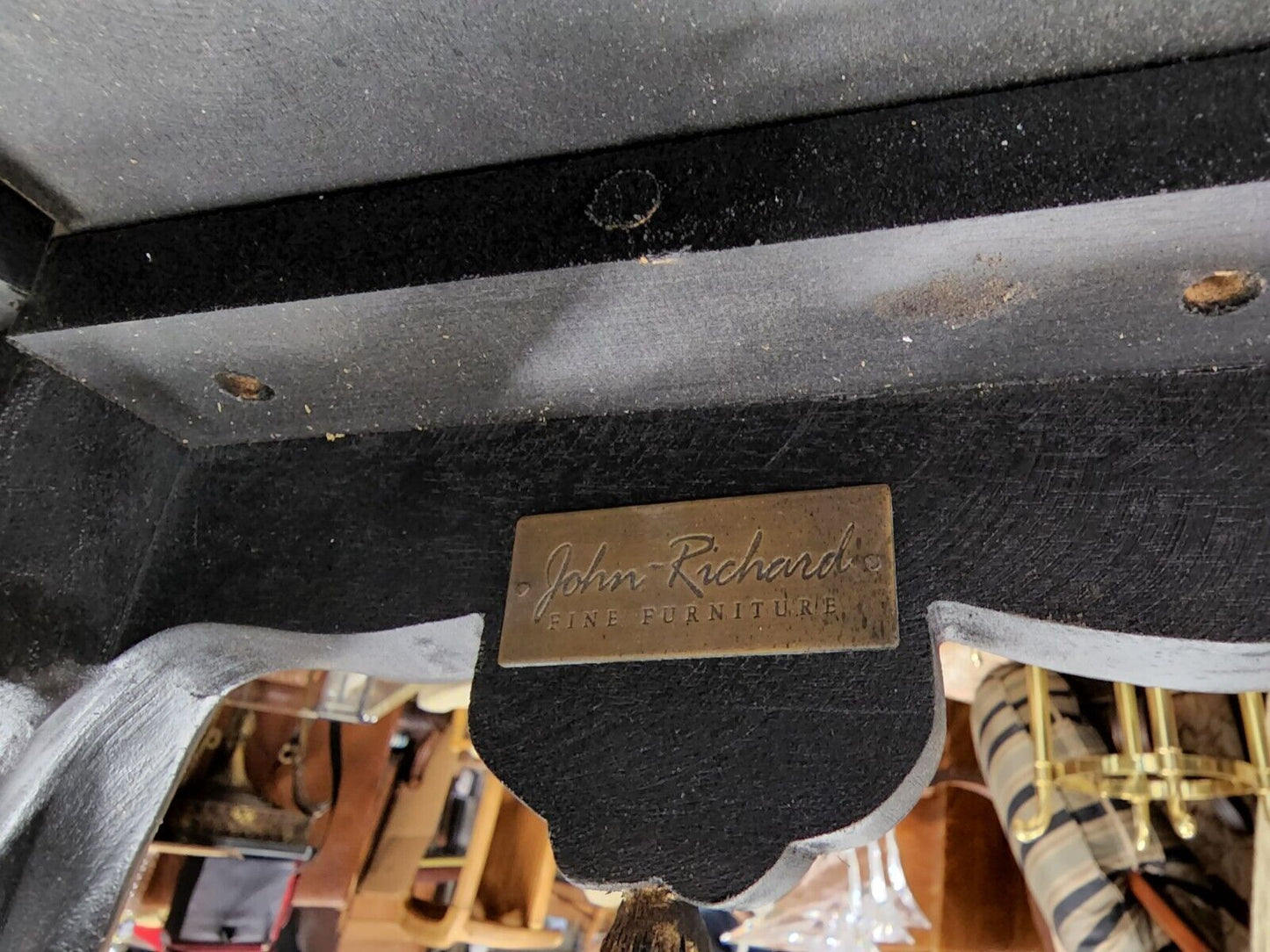 French Louis XVI Églomisé Mirror Top Coffee Table by JOHN RICHARD