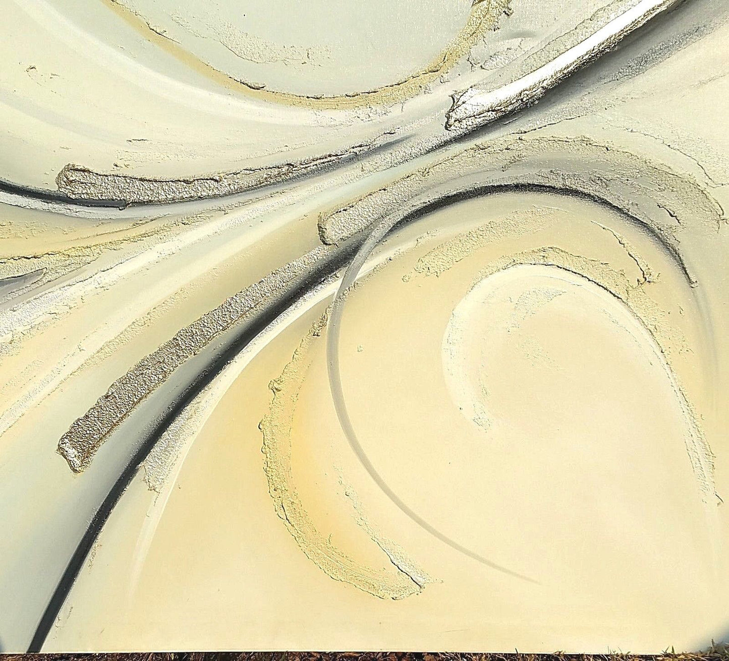 Signed ROY SCHALLENBERG (1945-2010) ACRYLIC PAINTING MURAL ABSTRACT 60" x 50"