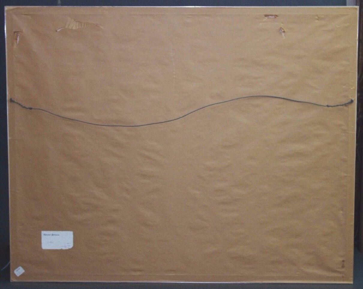 Edward Goldman 1985 Abstract Acrylic Painting Artist Signed