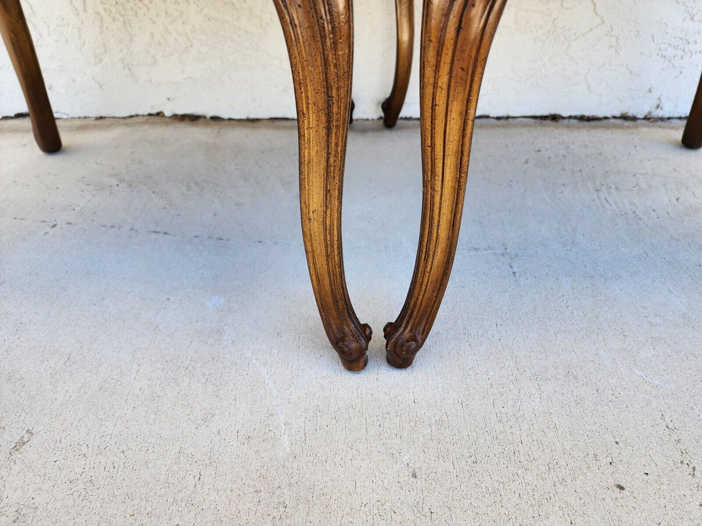 Country French Chairs Accent Antique 1940s Set of 2