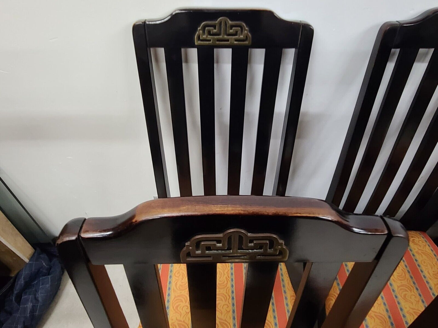 Solid Wood Ming Chinoiserie Dining Chairs - Set of 8