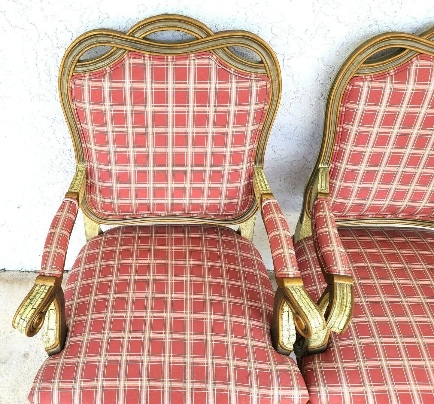 Italian Made French Louis XV Bergere Accent Dining Chairs by WESTLAKE