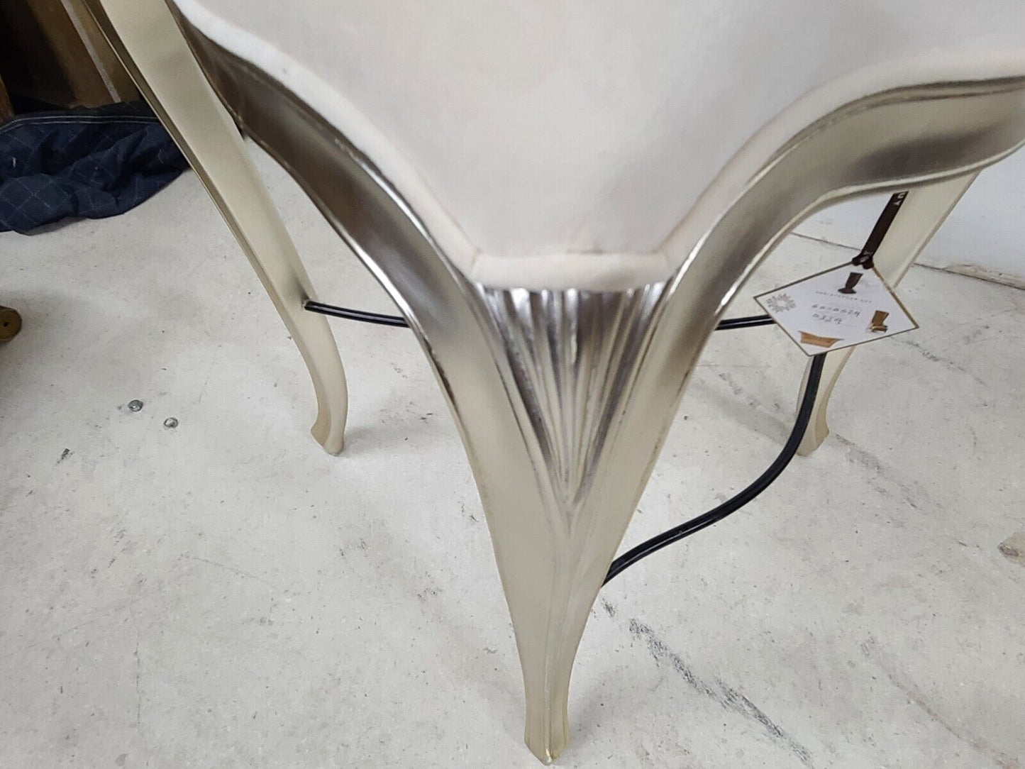 Christopher Guy Cafe de Paris Bistro Bar Stool Silver Finish MSRP $4000