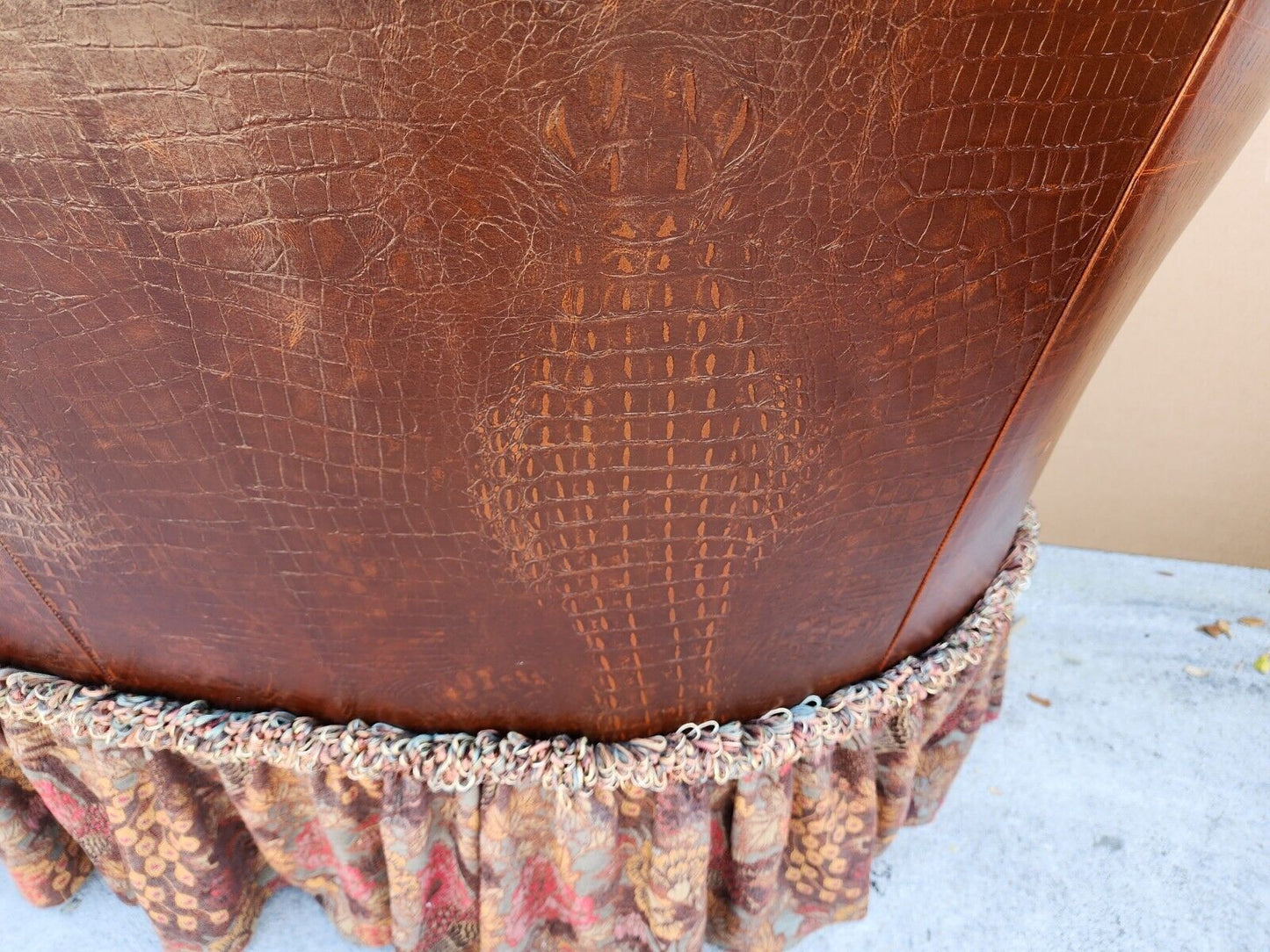 Settees & Ottoman Leather Upholstered 3 Piece Set by OLD HICKORY TANNERY