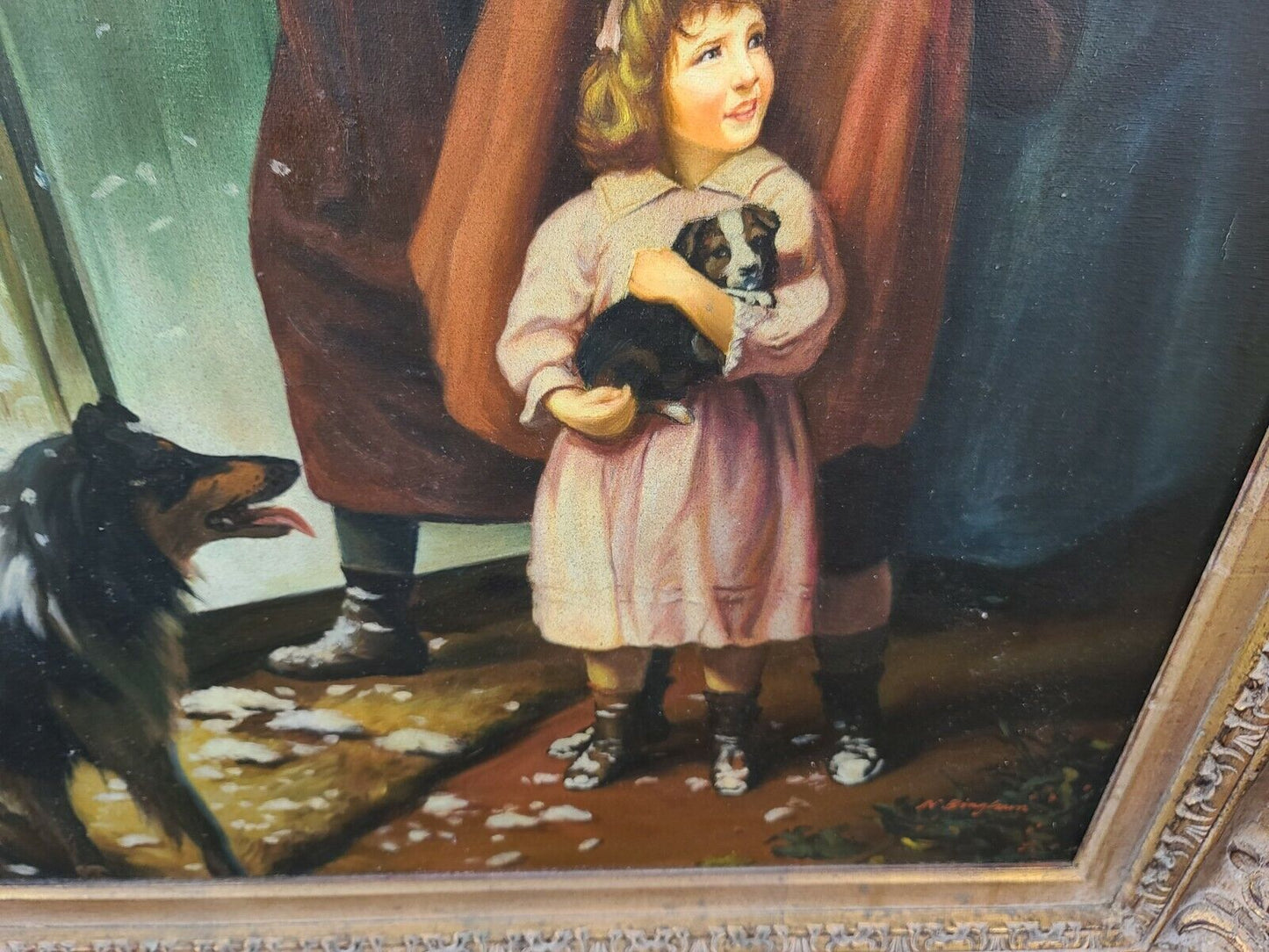 N Henry Bingham (AMERICAN, b 1939) Original Oil Painting on Canvas Signed Framed