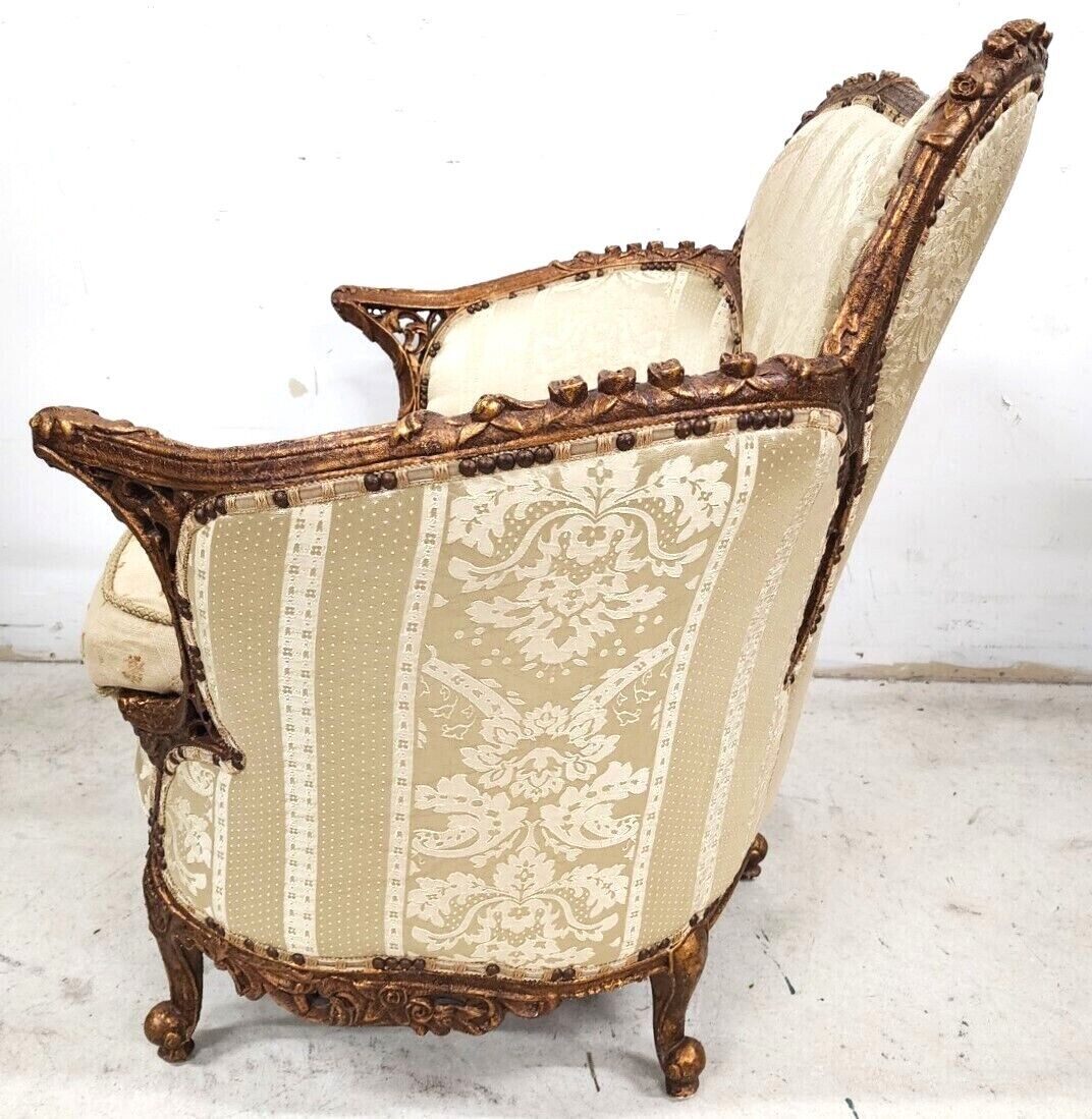 Boudoir Lounge Chair by CAROL HICKS BOLTON & EJ VICTOR with Pillows