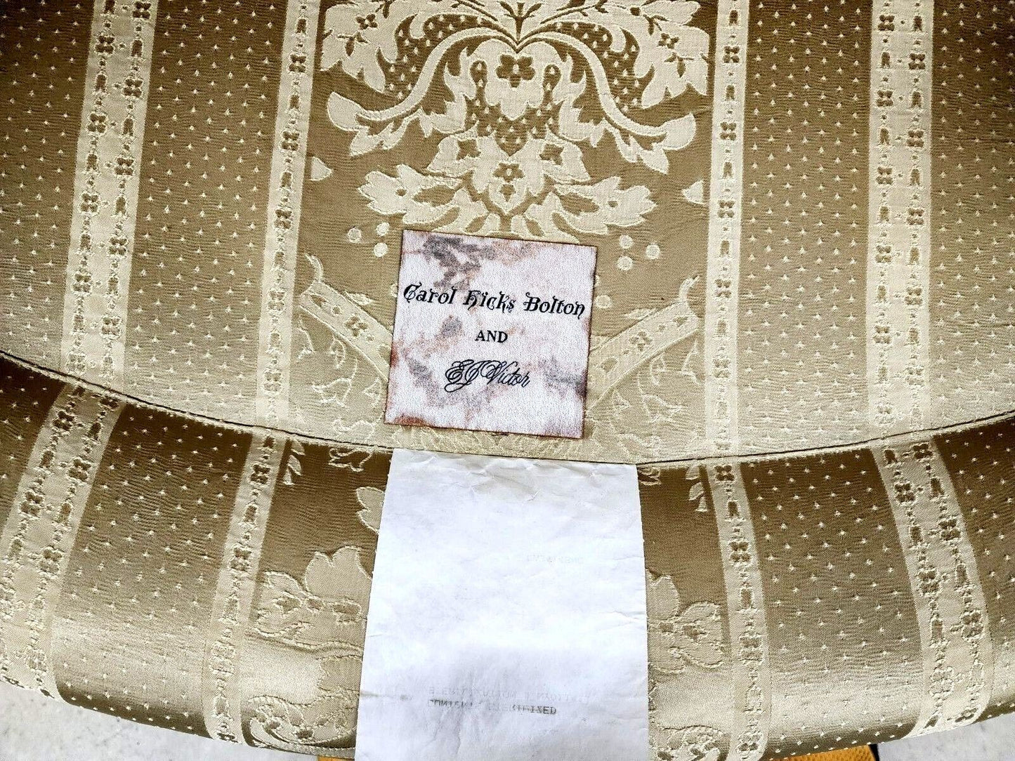 Boudoir Lounge Chair by CAROL HICKS BOLTON & EJ VICTOR with Pillows