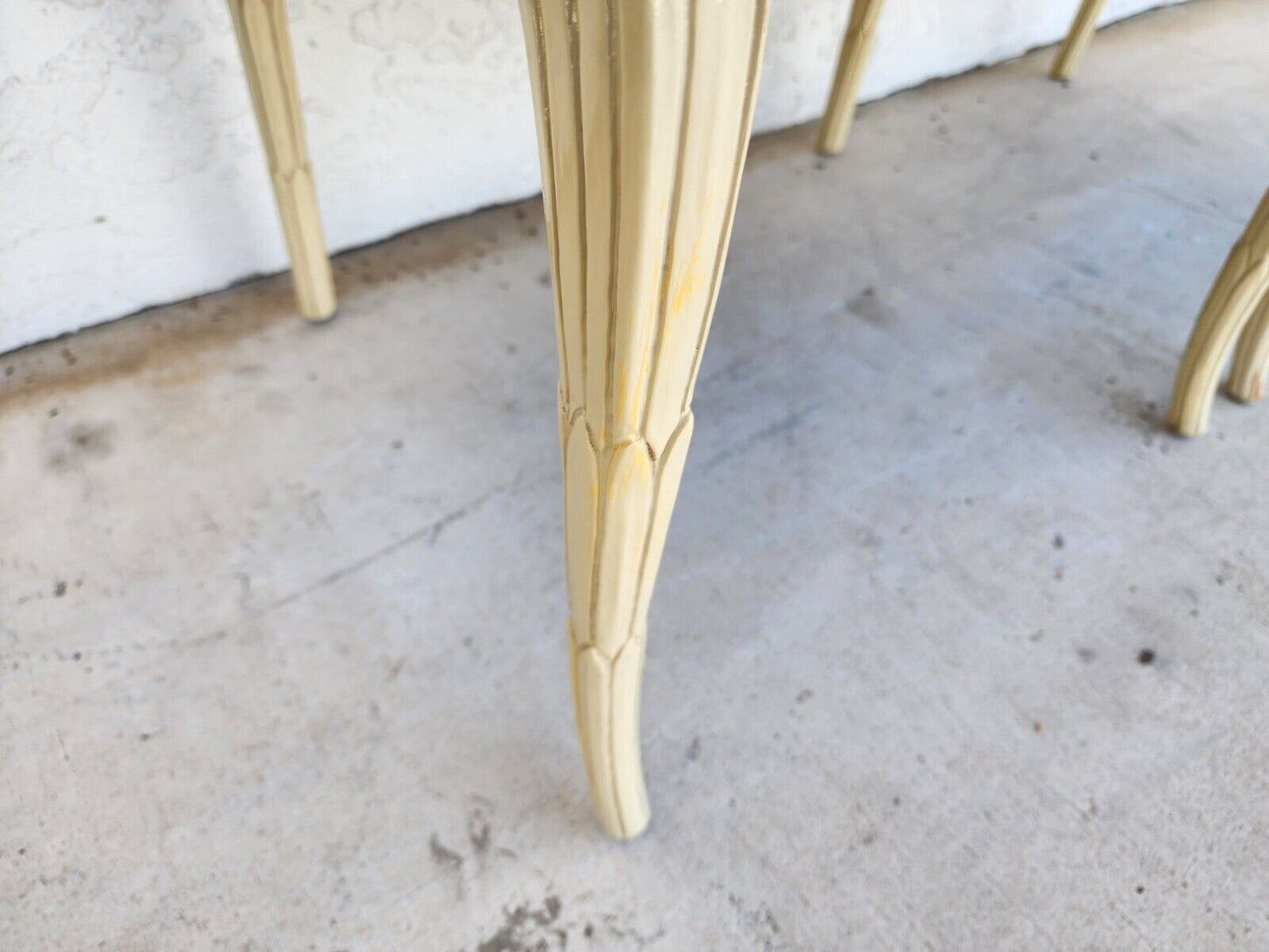 Faux Bois Dining Chairs Lacquered by CENTURY FURNITURE Set of 6