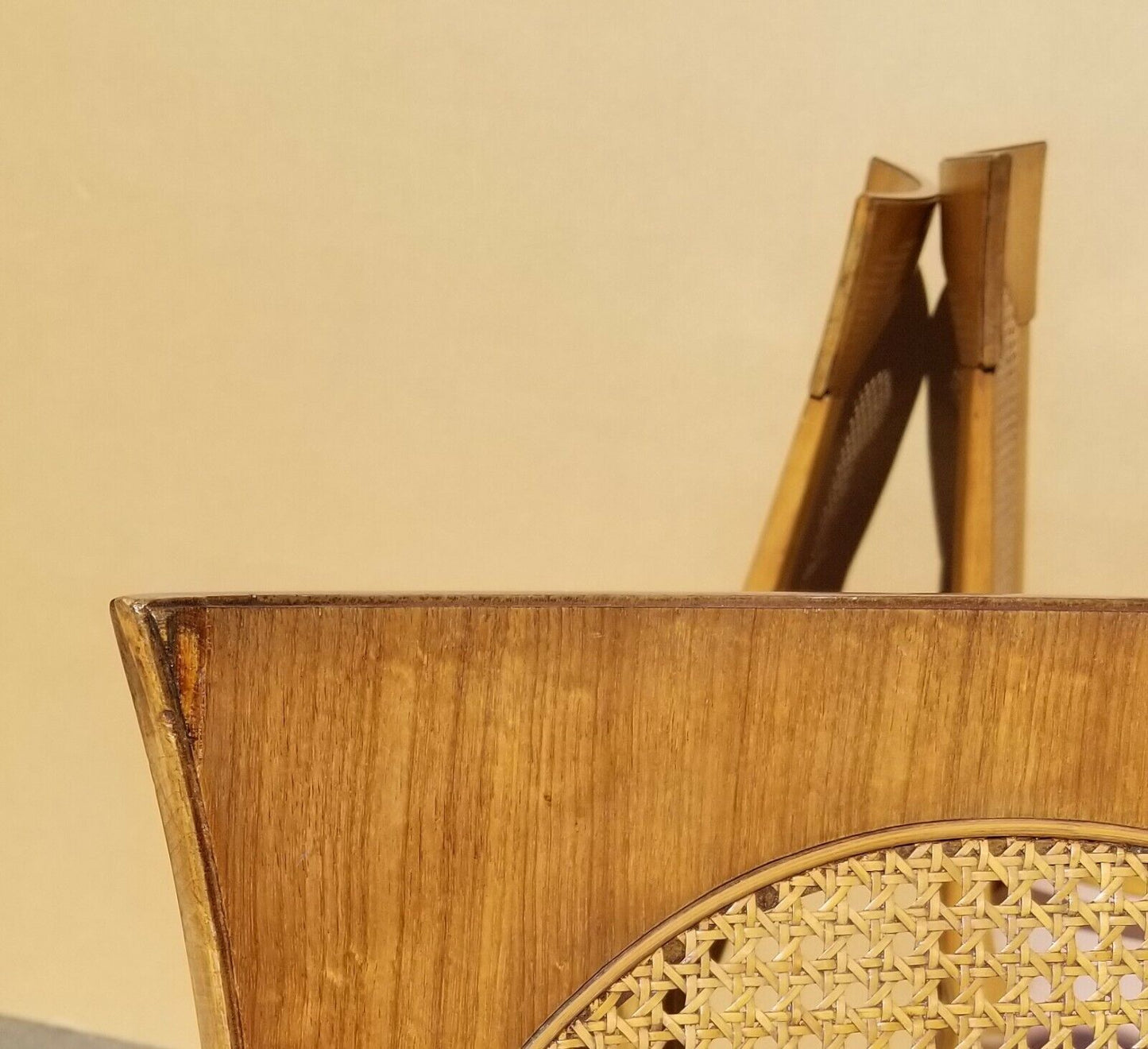 Mid Century Modern Vintage DREXEL Klismos Caned High Back Dining Chairs Set of 6