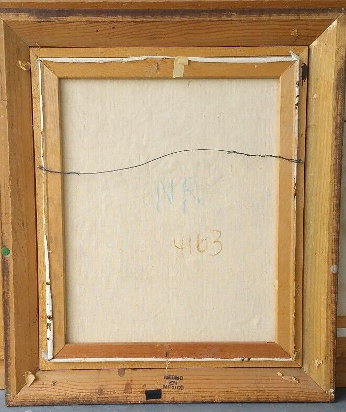 Vtg Signed P Leroy Still Life Impasto Impressionist Flowers Oil Painting Canvas