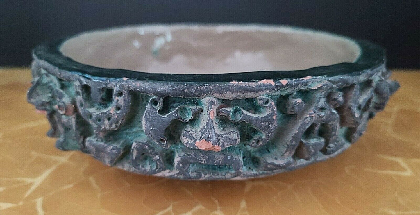 1958 Signed Collectible Hollywood Celebrity FRANK FAY Tahitian Art Pottery Bowl